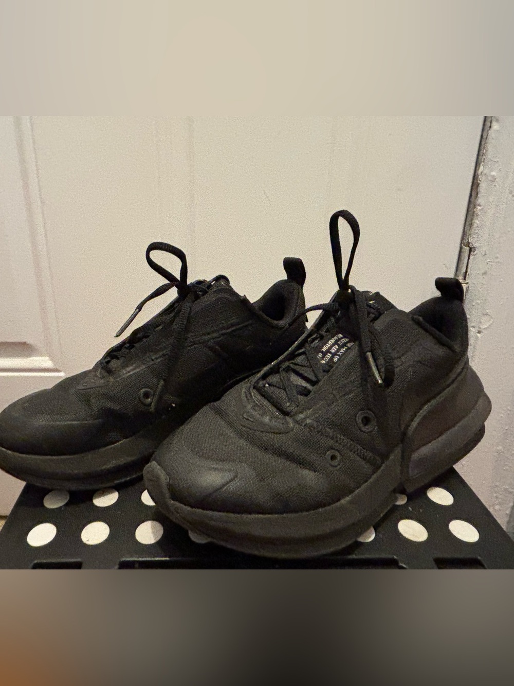 Nike Women's Air Max Up Black Low-Top Lace-Up Sneakers